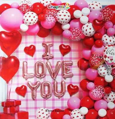 I Love You Balloon Decoration Kit