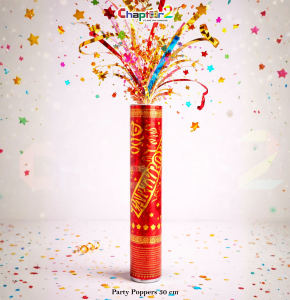 Party Poppers 30 cm – Confetti Cannon for Birthday, Wedding & Celebration Events in Pakistan