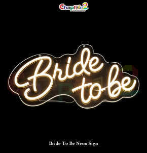 Bride To Be Neon Sign 24x18 Inch LED Light | Bridal Shower & Wedding Decor Wall Sign Pakistan