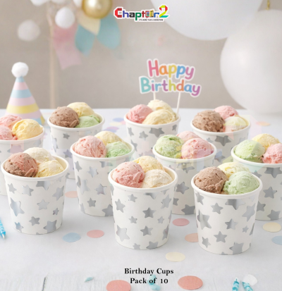 Birthday Party Paper Dessert Cups (3 Inch) – Pack of 10 | Ice Cream & Treat Cups Pakistan