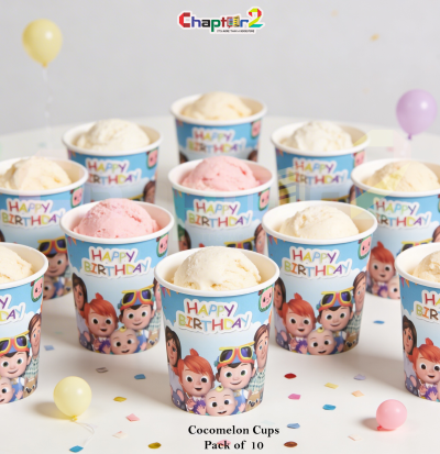 Cocomelon Theme Party Cups 3 Inch Pack of 10 – Disposable Kids Birthday Cups for Cocomelon Party Decor
