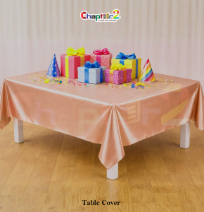 Premium Rose Gold Metallic Table Cover (54x72 Inches) – Disposable Party Table Cloth for Birthday & Events Pakistan