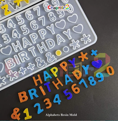 Alphabets Resin Mold