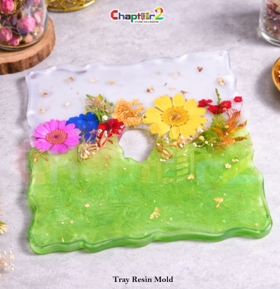 Tray Resin Mold (decorative tray design)