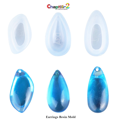 Earrings Resin Mold Set | Silicone Epoxy Mold for DIY Jewelry, Pendant & Earring Making