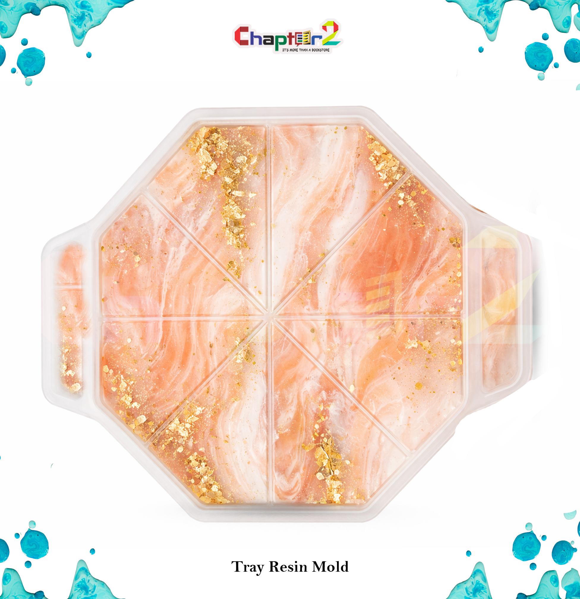 5305300a Geometric Tray Silicone Resin Mold