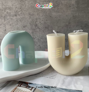 U Shape Candle Resin Mold | Modern Arch Silicone Mold for Decorative Candles & Home Décor