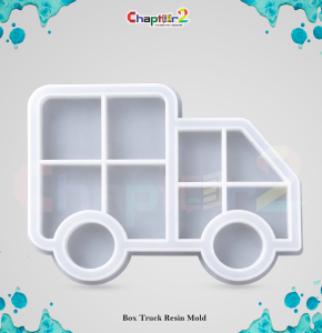 Box Truck Resin Mold | Silicone Epoxy Mold for Keychains, Coasters & DIY Crafts | Approx 6–7 Inch