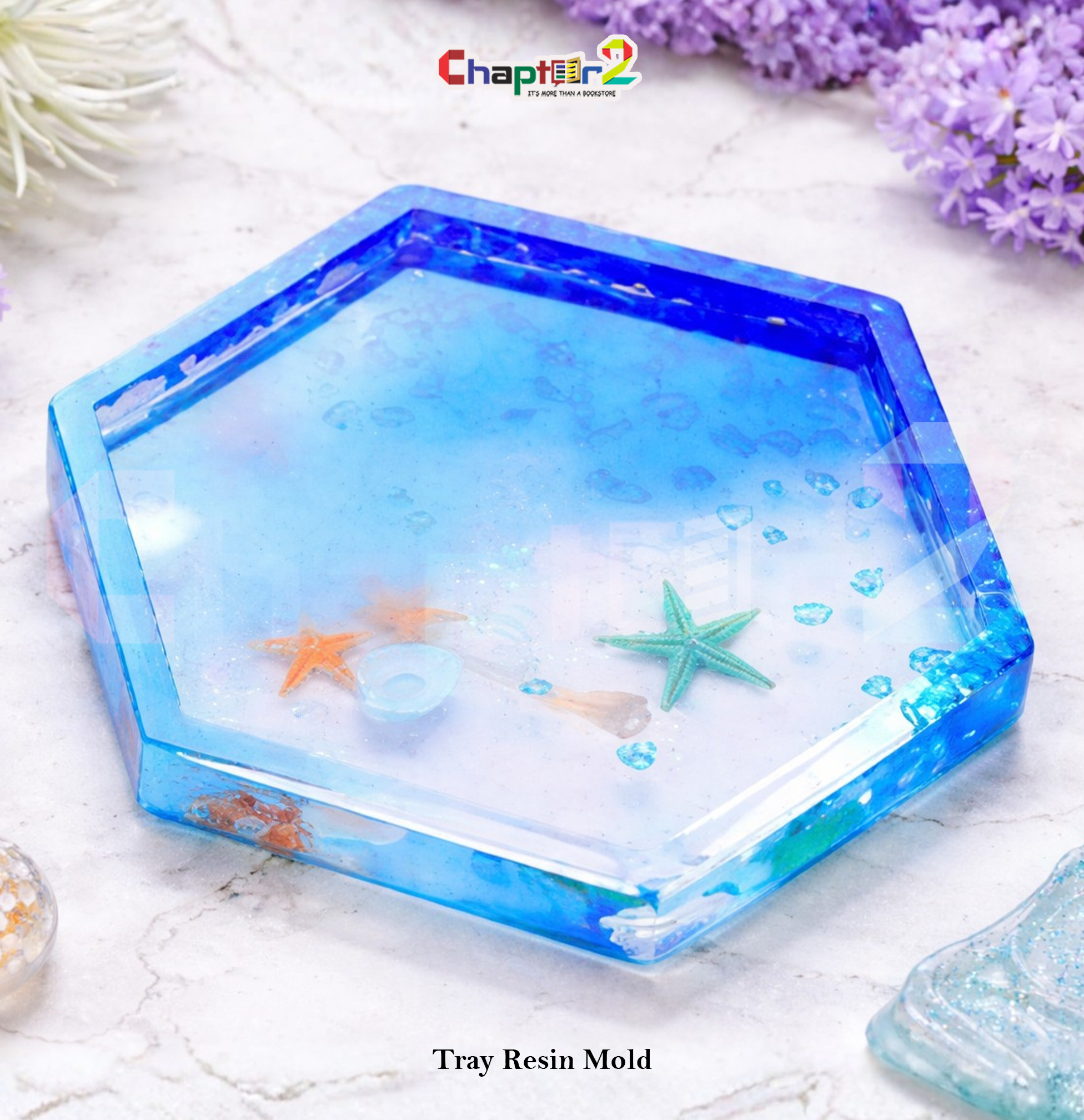 5305310a Hexagon Tray Resin Mold