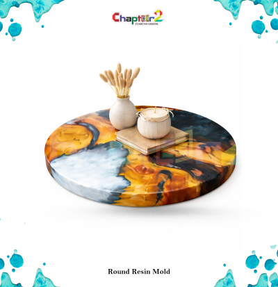 Large Round Silicone Resin Mold | Epoxy Tray / Serving Tray Mold | DIY Resin Craft Mold