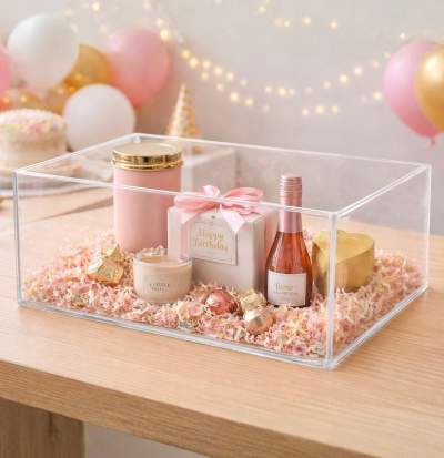 Acrylic Boxes and Hampers