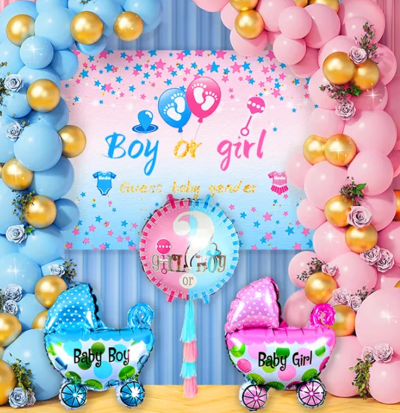 Baby Announcement Balloon Theme
