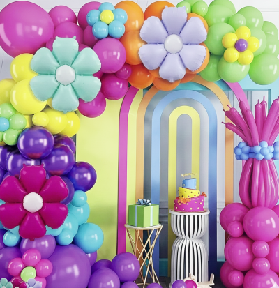 Flower Balloon Theme