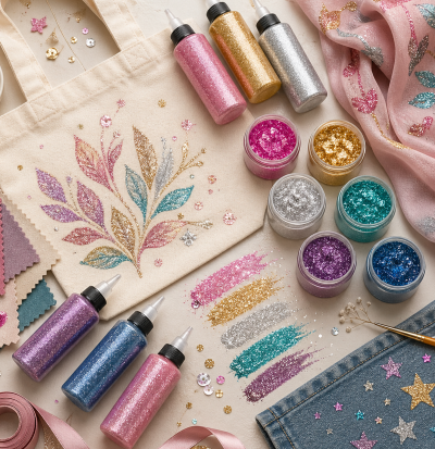 Glitter Fabric Color