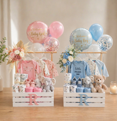 New Born Baby Gift Baskets & Ideas