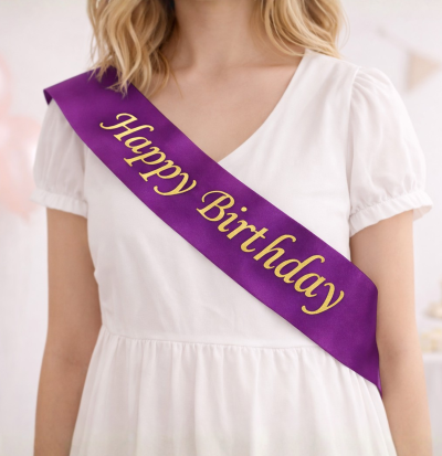Birthday Sashes