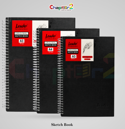 Spiral Sketch Book A3 A4 A5 – Premium Cartridge Paper Drawing Notebook (80–100 Pages) for Artists & Students in Pakistan