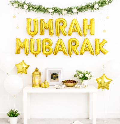 Umrah Mubarak Balloon Theme