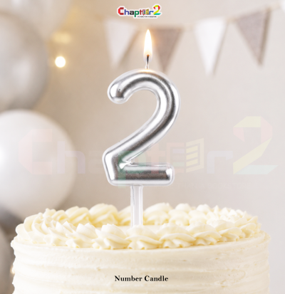 Number 2 Birthday Candle