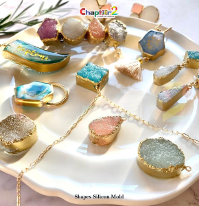 Shapes Silicone Mold for Resin Casting – Multi Shape Epoxy Resin Jewelry & Craft Mold