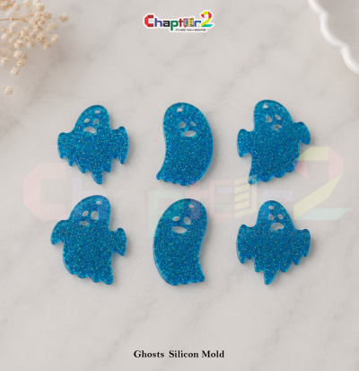 Ghost Silicone Mold for Resin Art, Halloween Crafts & DIY Decorations