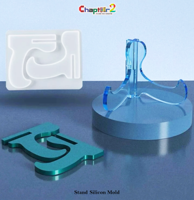 Resin Display Stand Silicone Mold for Plates, Coasters & DIY Crafts