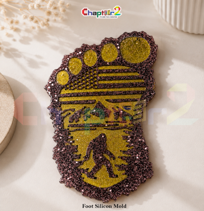 Foot Shape Resin Silicone Mold for Wall Décor, Art Pieces & DIY Crafts