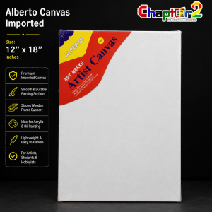 Alberto Imported Artist Canvas 12x18 Inches – Mini Premium Painting Canvas