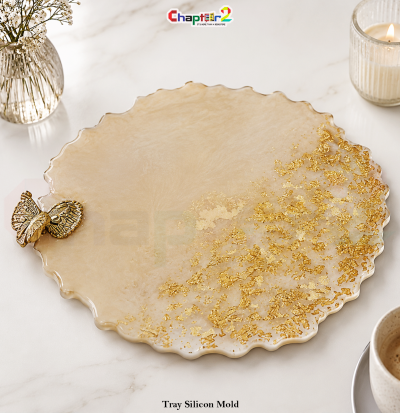 Round Wavy Tray Silicone Mold