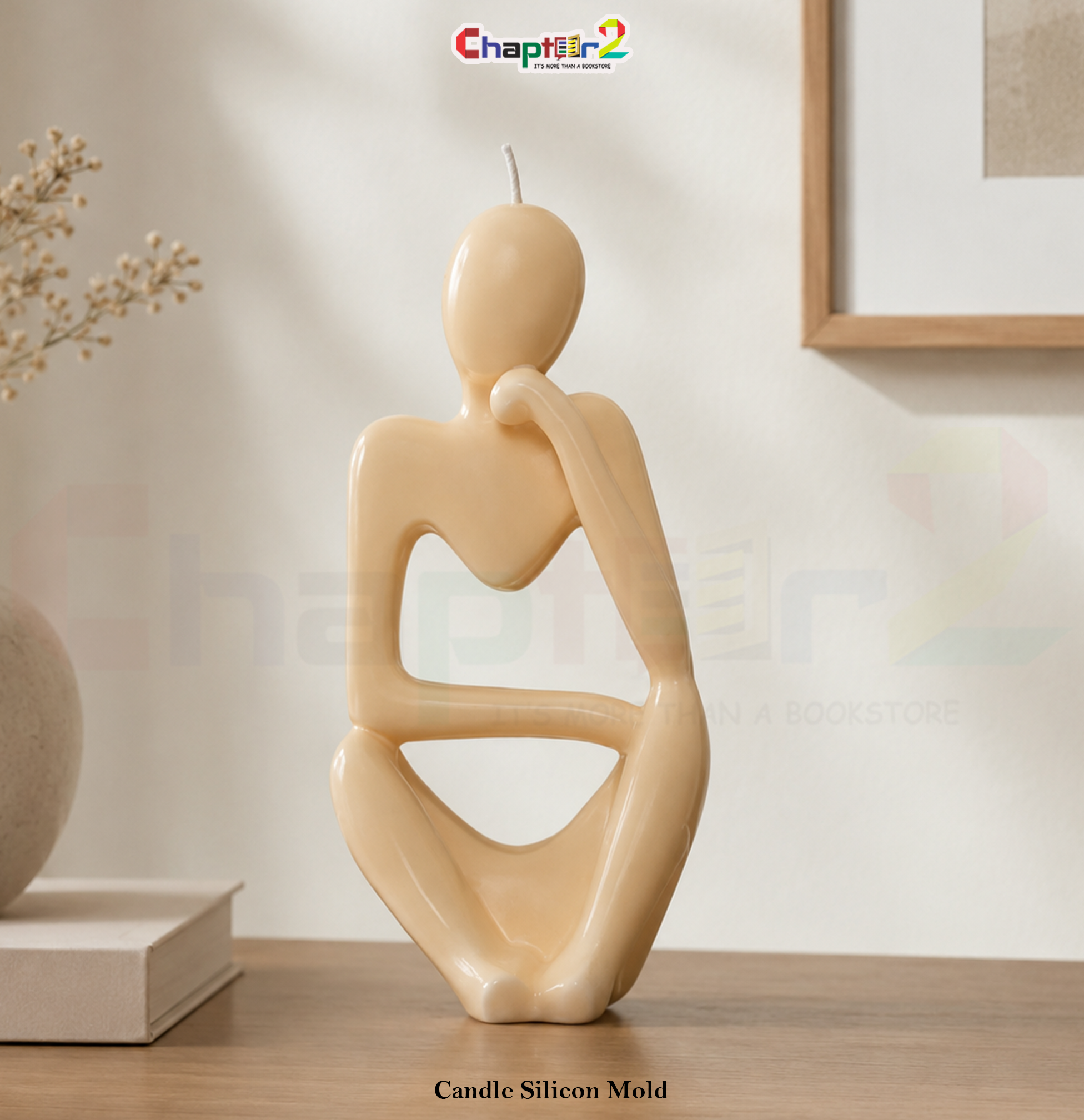 3D Thinker Statue Silicone Mold 3D Thinker Statue Silicone Mold