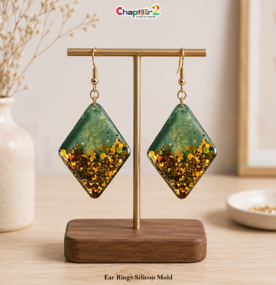 Diamond Shape Earring Resin Mold