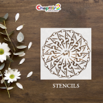 Allahu Akbar Arabic Calligraphy Stencil for DIY Crafts - 12x13-inches