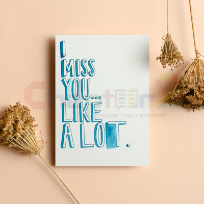 i miss you greeting card