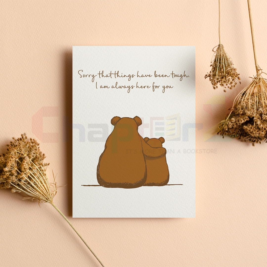 25d sorry greeting card