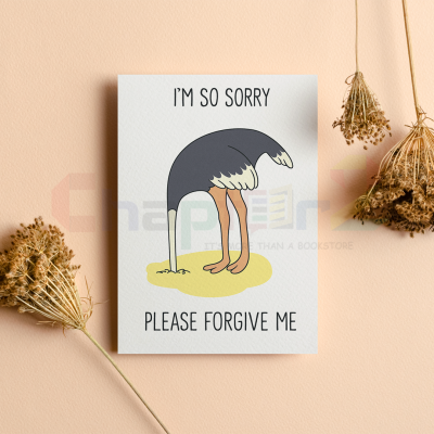 sorry greeting card
