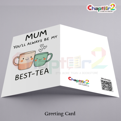 "Mum You'll Always Be My Best-Tea" Cute Tea Mugs Pun Mother's Day Greeting Card 4 card 16a 5