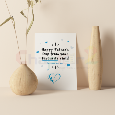 Father's Day greeting card
