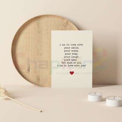 vintage typewriter love poem i am in love with your smile voice eyes i love you greeting card