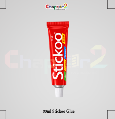 Stickoo Glue 60ml | Fast & Transparent Adhesive
