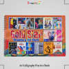 Gold Star Calligraphy Practice Book (A3 & A4 Sizes) – Spiral Bound Artist Sketch Pad - a3