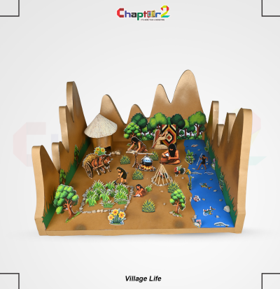 3D Student Project Village Life Model History Science Diorama 2 1b 6