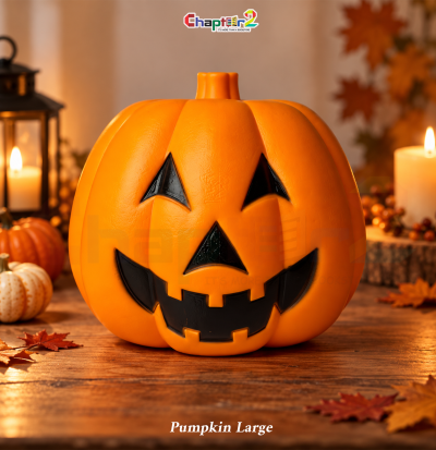 Jack-o'-lantern halloween pumpkin decor 10 inch fall centerpiece